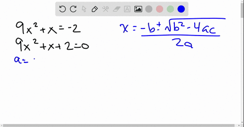solve-each-equation-using-the-quadratic-formula-simplify-solutions-if-possible-9-x2x-2