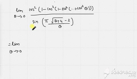 Solved Lim X Rightarrow 0 Left Frac X 2 Sin X Tan X Right Where Cdot Denotes The Greatest Integer Function Is A 0 B 1 C 2 D Does Not Exist