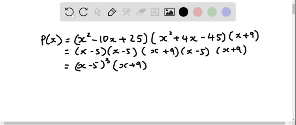 SOLVED:Factor each polynomial completely. Write any repeated factors in ...