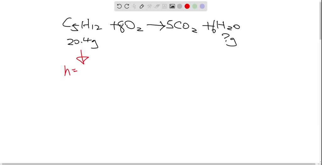 Solved Consider The Following Unbalanced Chemical Equation For The Combustion Of Pentane C H