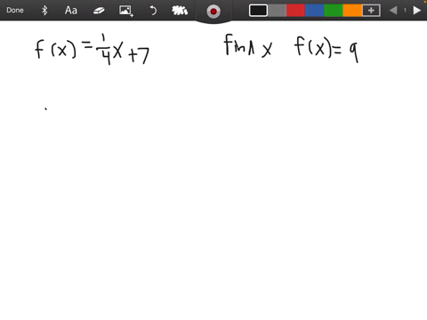 fxfrac14-x7-find-x-so-that-fx9