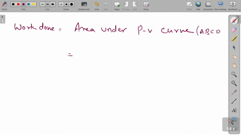 one-mole-of-an-ideal-gas-undergoes-a-cyclic-process-a-b-c-d-a-ss-shown-in-the-p-v-diagram-the-net-wo