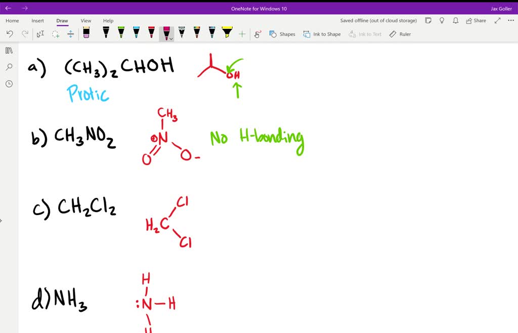 SOLVED:Classify each solvent as protic or aprotic. a. (CH3)2 CHOH b