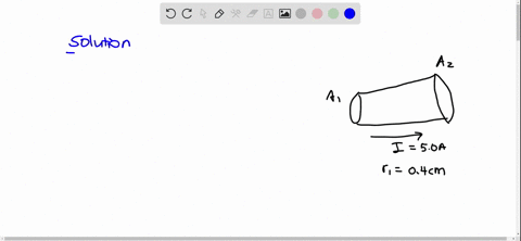 figure-mathrmp-279-represents-a-section-of-a-circular-conductor-of-nonuniform-diameter-carrying-a-cu