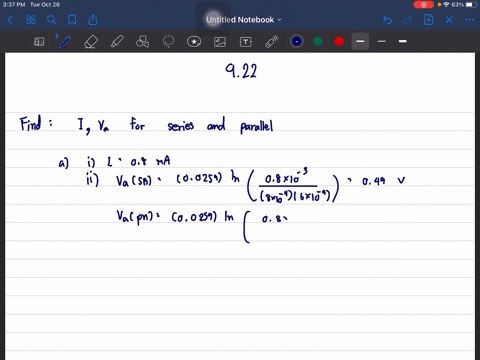a-the-two-diodes-described-in-problem-921-are-connected-in-series-and-are-driven-by-a-constant-curre