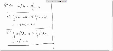 determine-the-following-integrals-a-int-x4-mathrmd-x-f-int-5x-mathrmd-x-b-int-3-sin-x-d-x-g-int-x-4-