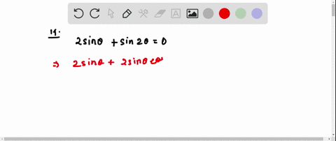 solve-each-equation-for-theta-if-0circ-leq-theta-360circ-2-sin-thetasin-2-theta0