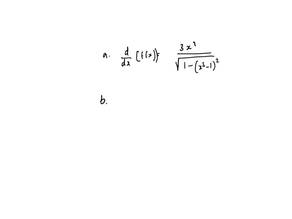 Halle La Derivada De Las Siguientes Funciones Utilizando El Concepto De Derivada De La Inversa 7523