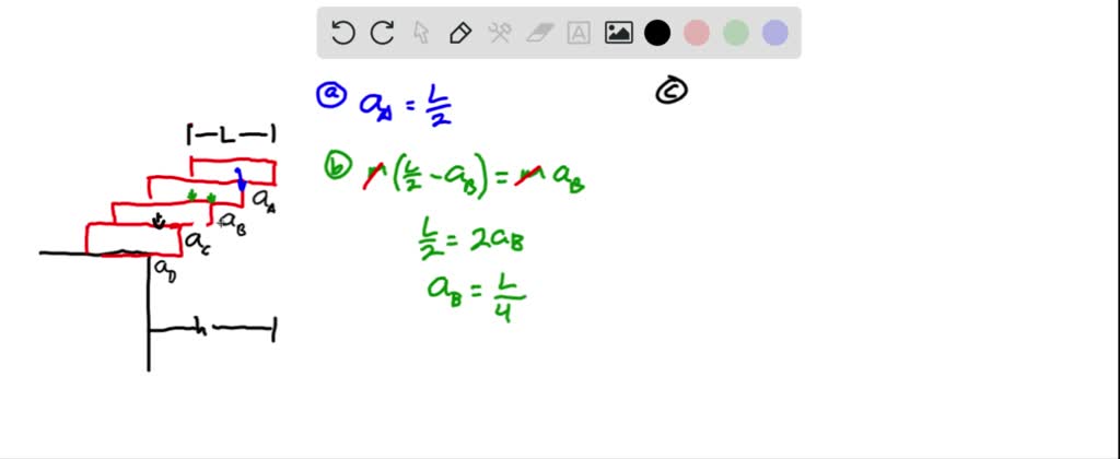 Four Bricks Of Length L, Identical And Uniform, Are Stacked On Top Of ...