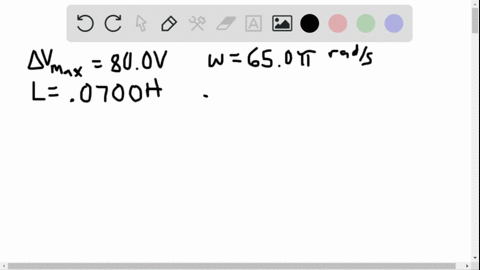 a-for-the-circuit-shown-in-active-figure-336-delta-v_max-800-mathrmv-omega650-pi-mathrmrad-mathrms-a