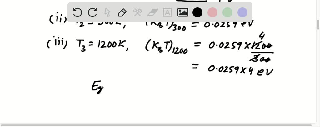 SOLVED: Find the fraction of electrons excited into conduction band in ...