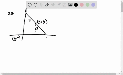 SOLVED:A ladder 6 m long leans against a wall. Describe the locus of ...