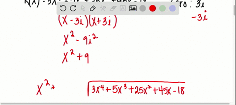 use-the-given-zero-to-find-the-remaining-zeros-of-each-function-hx3-x45-x325-x245-x-18-zero-3-i