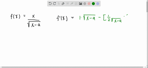 find-the-critical-points-of-f-assume-a-is-a-constant-fxx-sqrtx-a