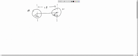 two-spheres-each-of-mass-mathrmm-and-radius-mathrmr-2-are-connected-with-a-mass-less-rod-of-length-2