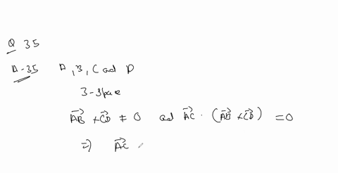 let-a-b-c-c-and-d-be-four-distinct-points-in-3-space-if-frac1a-b-times-c-vecd-neq-0-and-overrightarr