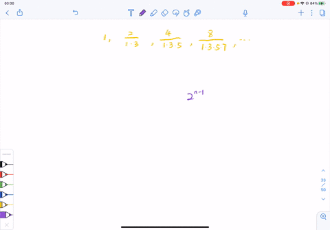 find-the-n-th-term-of-the-sequence-assume-that-the-obvious-pattern-continues-1-frac21-cdot-3-frac41-