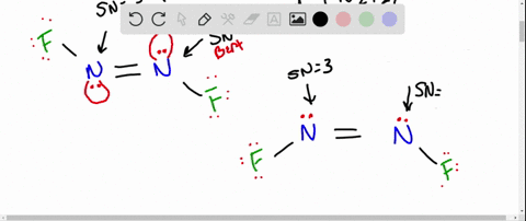 SOLVED:N2 F2 has the two possible structures shown in Figure P5.59. Are ...