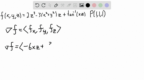 in-exercises-7-10-find-nabla-f-at-the-given-point-fx-y-z2-z3-3leftx2y2right-ztan-1-x-z-quad111