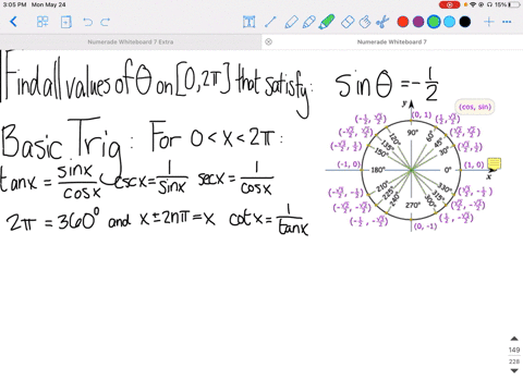 find-all-values-of-theta-that-satisfy-the-equation-over-the-interval-02-pi-sin-theta-frac12