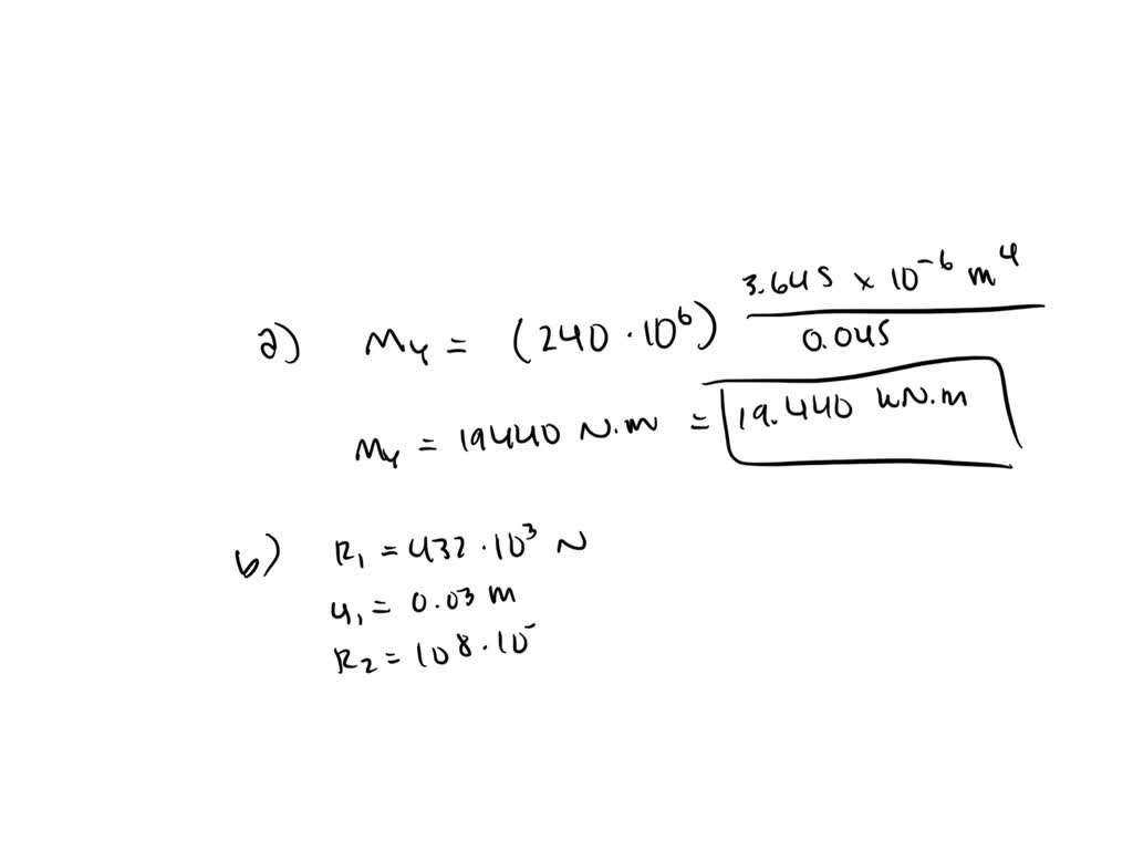 SOLVED: 6.12 Steel strips (Es = 30,000 ksi) are securely attached to ...