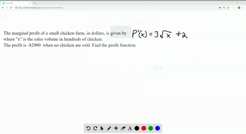 profit-the-marginal-profit-of-a-small-chicken-farm-in-dollars-is-given-by-pprimex3-sqrtx2-where-x-is
