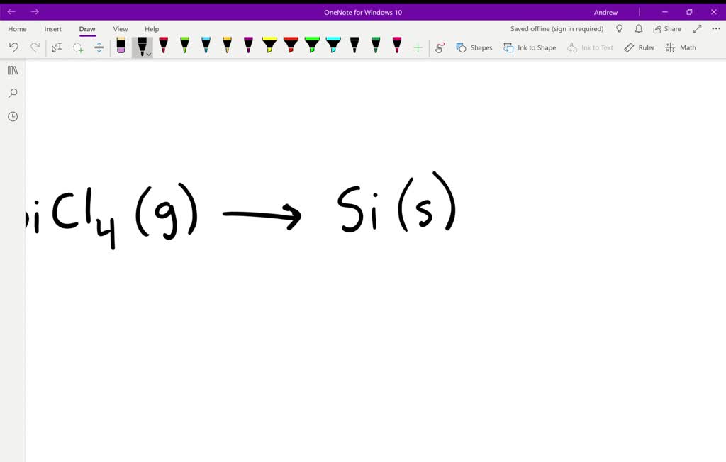 SOLVED Solid silicon and solid magnesium chloride form when silicon