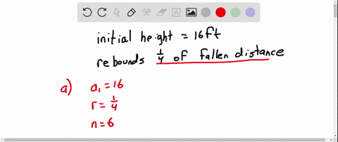 a-ping-pong-ball-is-dropped-from-a-height-of-16-mathrmft-and-always-rebounds-frac14-of-the-distance
