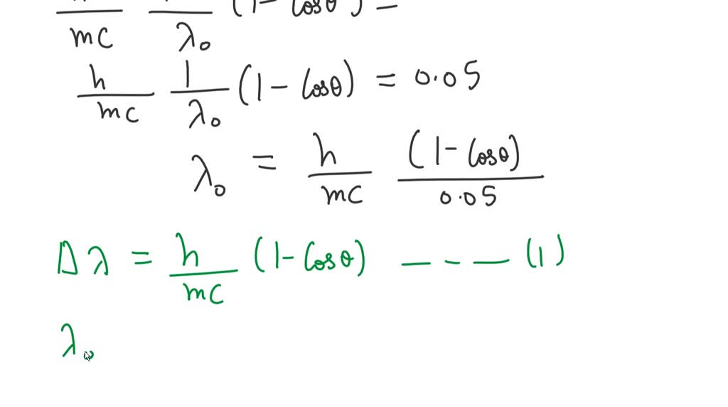 SOLVED:A student wants to measure the shift in wavelength predicted by ...