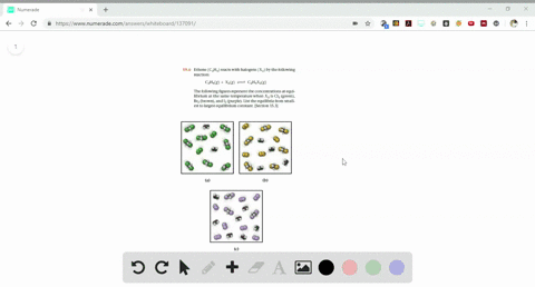 Solved Snapshots Of Two Hypothetical Reactions A
