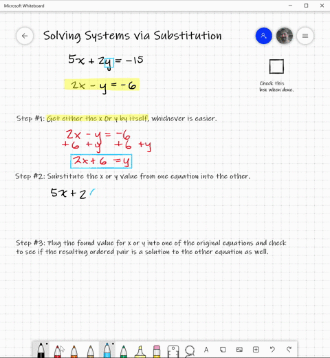 solve-each-system-by-the-substitution-method-check-each-solution-see-examples-1-5-beginaligned-5-x2-