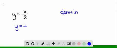 find-the-domain-of-the-function-yfracx8