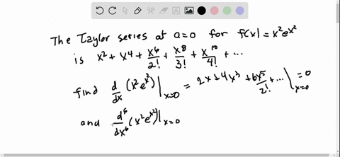 the-taylor-series-of-fxx2-ex2-about-x0-is-x2x4fracx62-fracx83-fracx104-cdots-find-leftfracdd-xleft-4