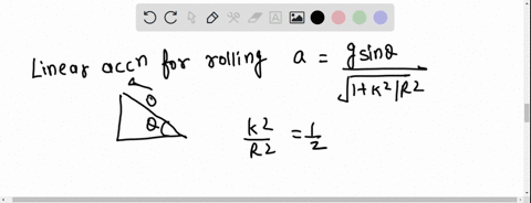 a-solid-cylinder-is-rolling-down-on-an-inclined-plane-of-angle-theta-the-coefficient-of-static-frict