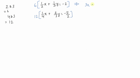 use-elimination-to-solve-each-system-of-equations-check-your-solution-leftbeginarraylfrac12-xfrac13-