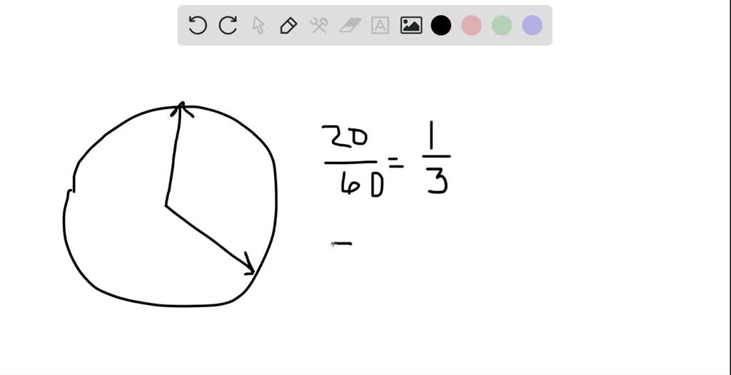 SOLVEDThe second hand on a clock sweeps out a complete circle in 1 min