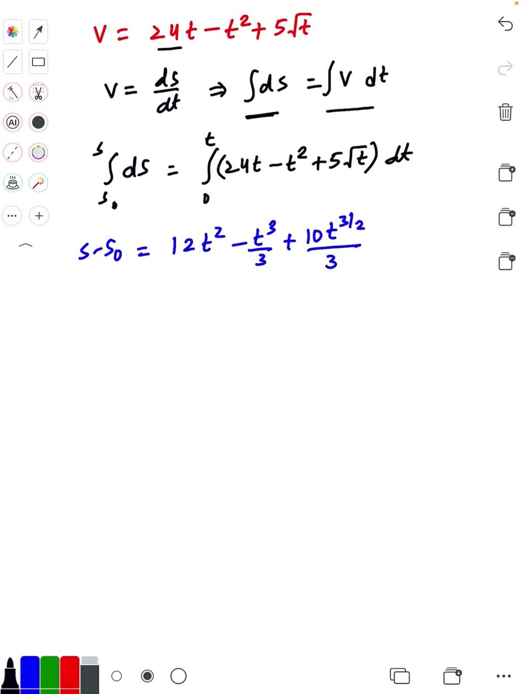 SOLVED An electric car is subjected to acceleration tests along a