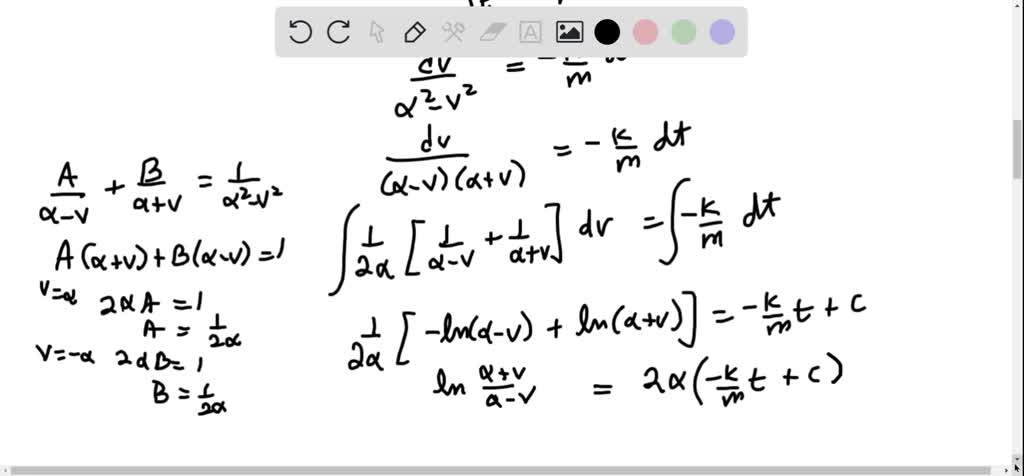 solved-a-particle-is-released-from-rest-y-0-and-falls-under-the