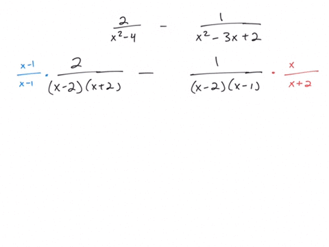 simplify-the-expression-frac2x2-4-frac1x2-3-x2-2