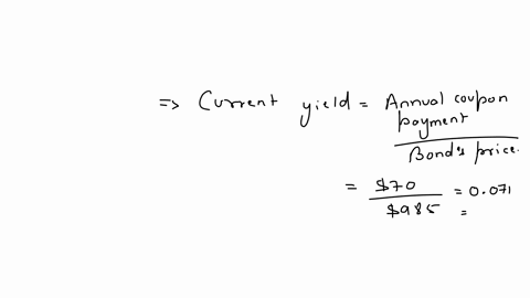 a-bond-has-a-1000-par-value-10-years-to-maturity-a-7-percent-annual-coupon-and-sells-for-985-a-what