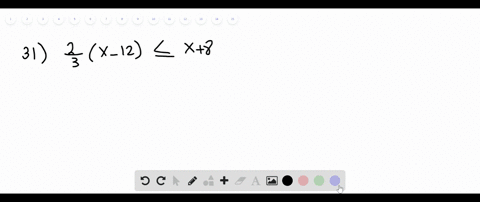 solve-each-inequality-graph-the-solution-frac23x-12-leq-x8