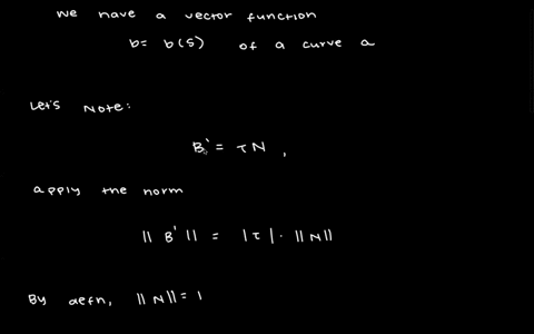 show-that-the-knowledge-of-the-vector-function-bbs-binormal-vector-of-a-curve-alpha-with-nonzero-tor