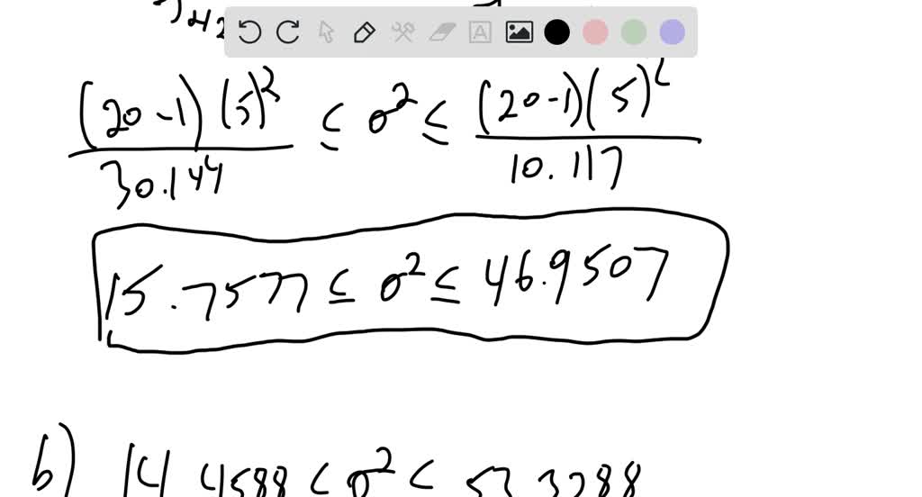 solved-a-sample-of-20-items-provides-a-sample-standard-deviation-of