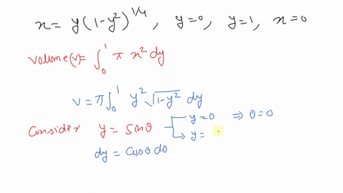 find-the-volume-of-the-solid-generated-when-the-region-enclosed-by-xyleft1-y2right1-4-y0-y1-and-x0-4
