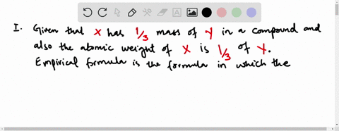 a-compound-of-x-and-y-is-frac13-x-by-mass-the-atomic-mass-of-element-x-is-one-third-the-atomic-mass-