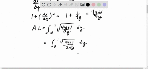 find-the-exact-length-of-the-curve-xy1-2-quad-0-leqslant-y-leqslant-1