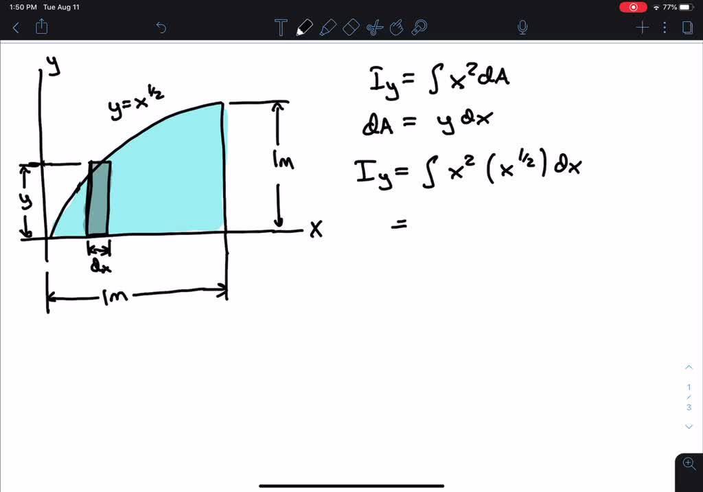 solved-for-the-shaded-area-shown-in-the-figure-a-calculate-the-moment