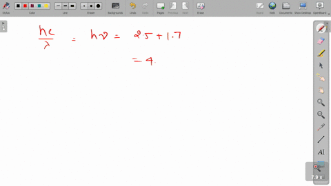 if-the-maximum-kinetic-energy-of-emitted-photo-electrons-from-a-metal-surface-of-work-function-25--2