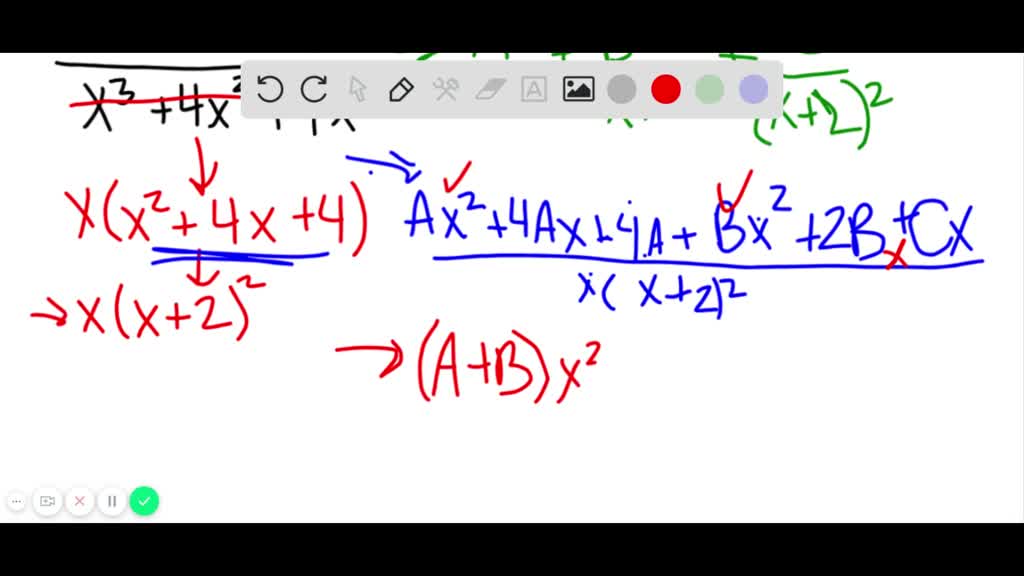 SOLVED:Decompose Each Fraction Into Partial Fractions. (3 X^2+13 X+20 ...