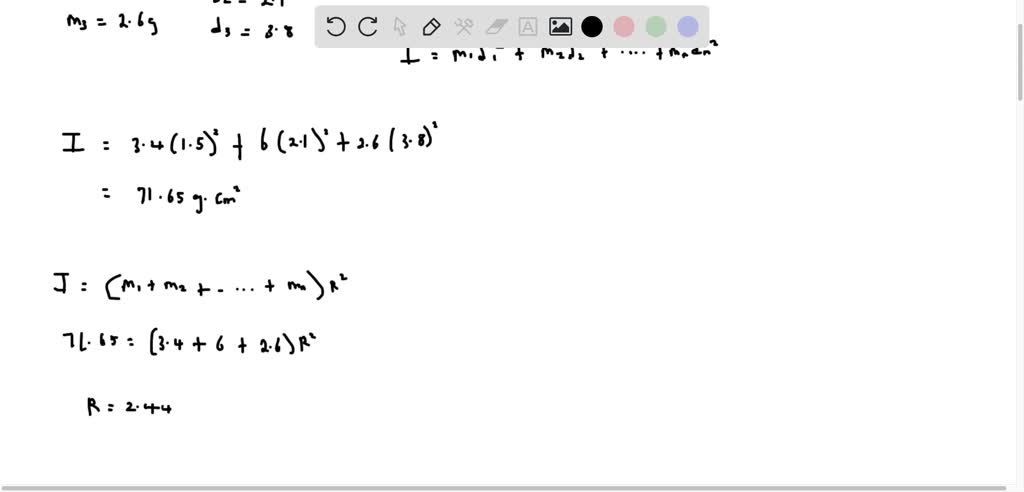 SOLVED:3.4 g at (-1.5,0), 6.0 g at (2.1,0), 2.6 g at (3.8,0)82.0 g at ...